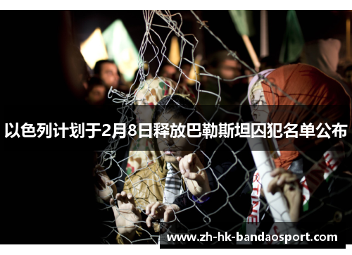 以色列计划于2月8日释放巴勒斯坦囚犯名单公布