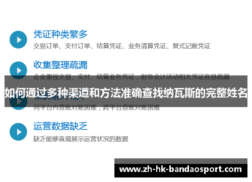 如何通过多种渠道和方法准确查找纳瓦斯的完整姓名